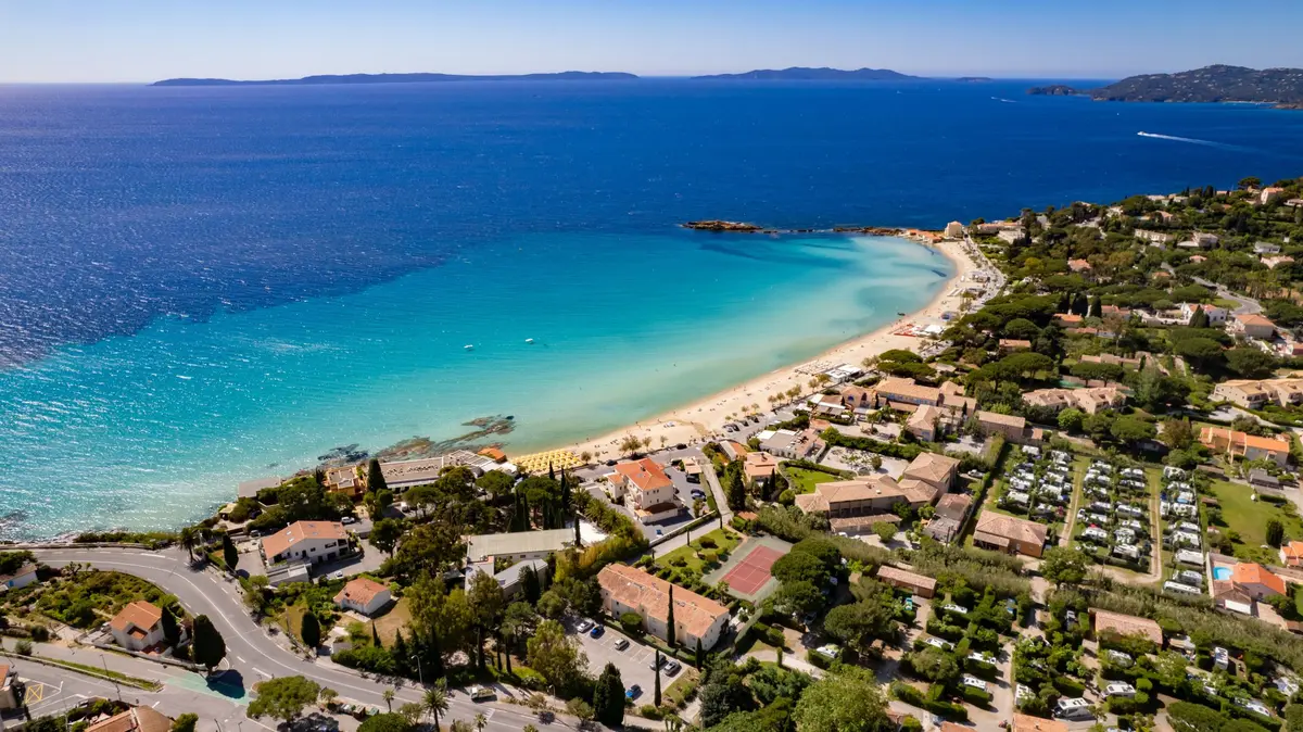 Plage de Saint-Clair au Lavandou