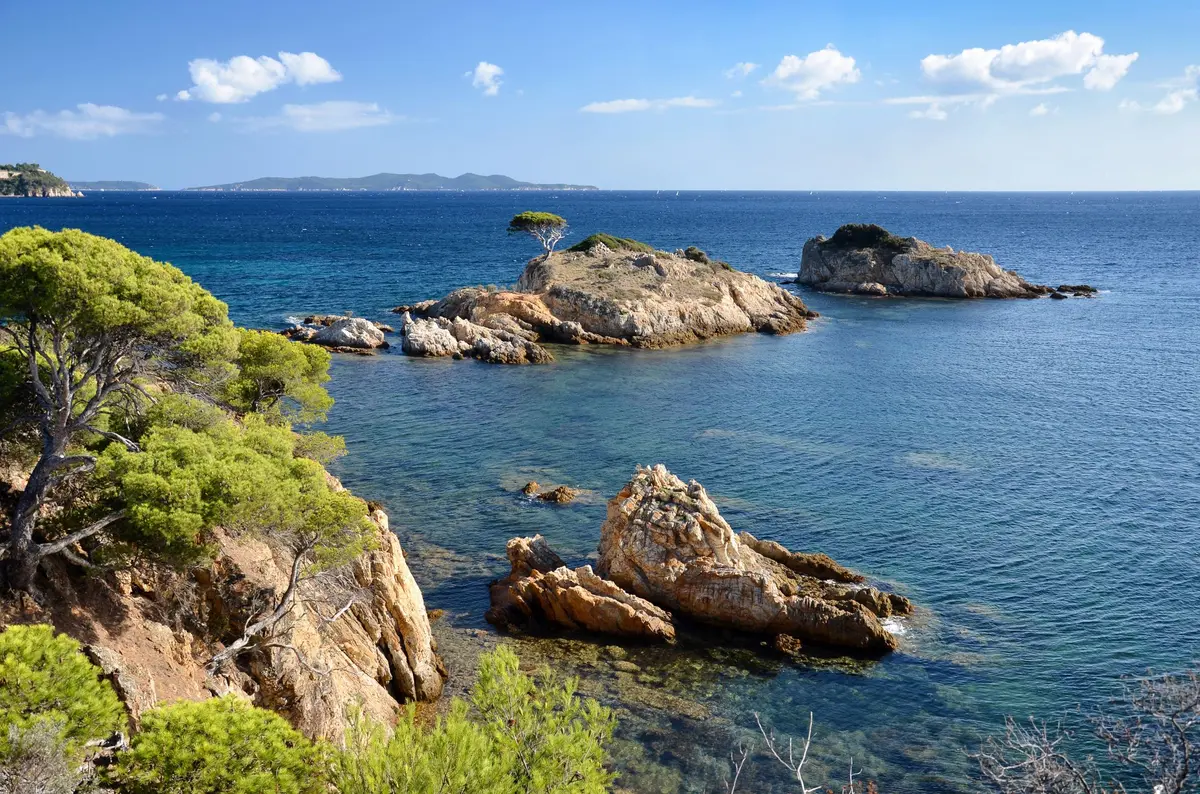 Plage de l'Estagnol à Bormes-les-Mimosas