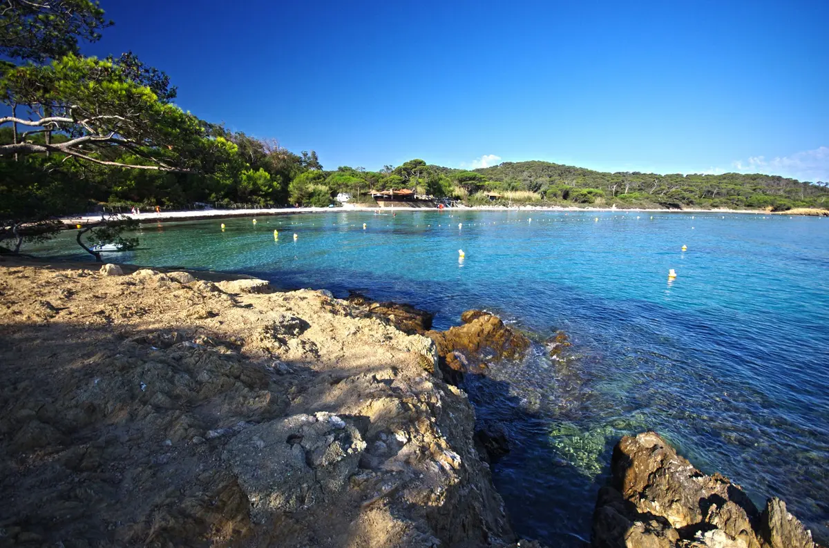 Plage d’Argent à Porquerolles