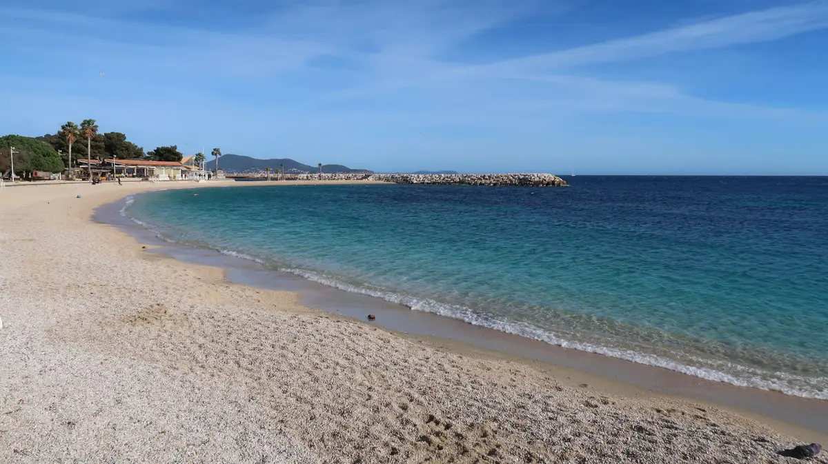 Plage du Mourillon à Toulon