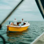 Les Ports de La Teste en pinasse électrique