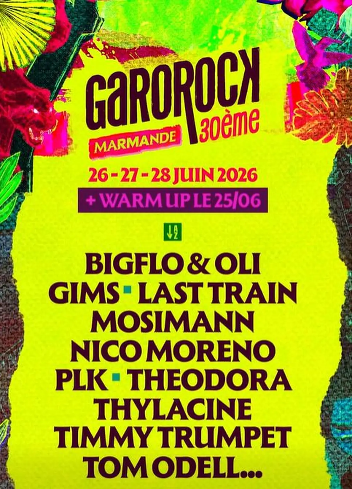 Les premiers noms de Garorock 2026