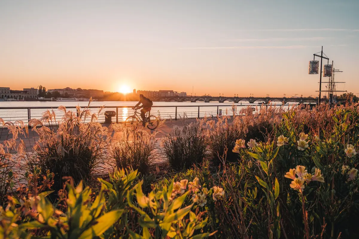 Lever de soleil sur les quais