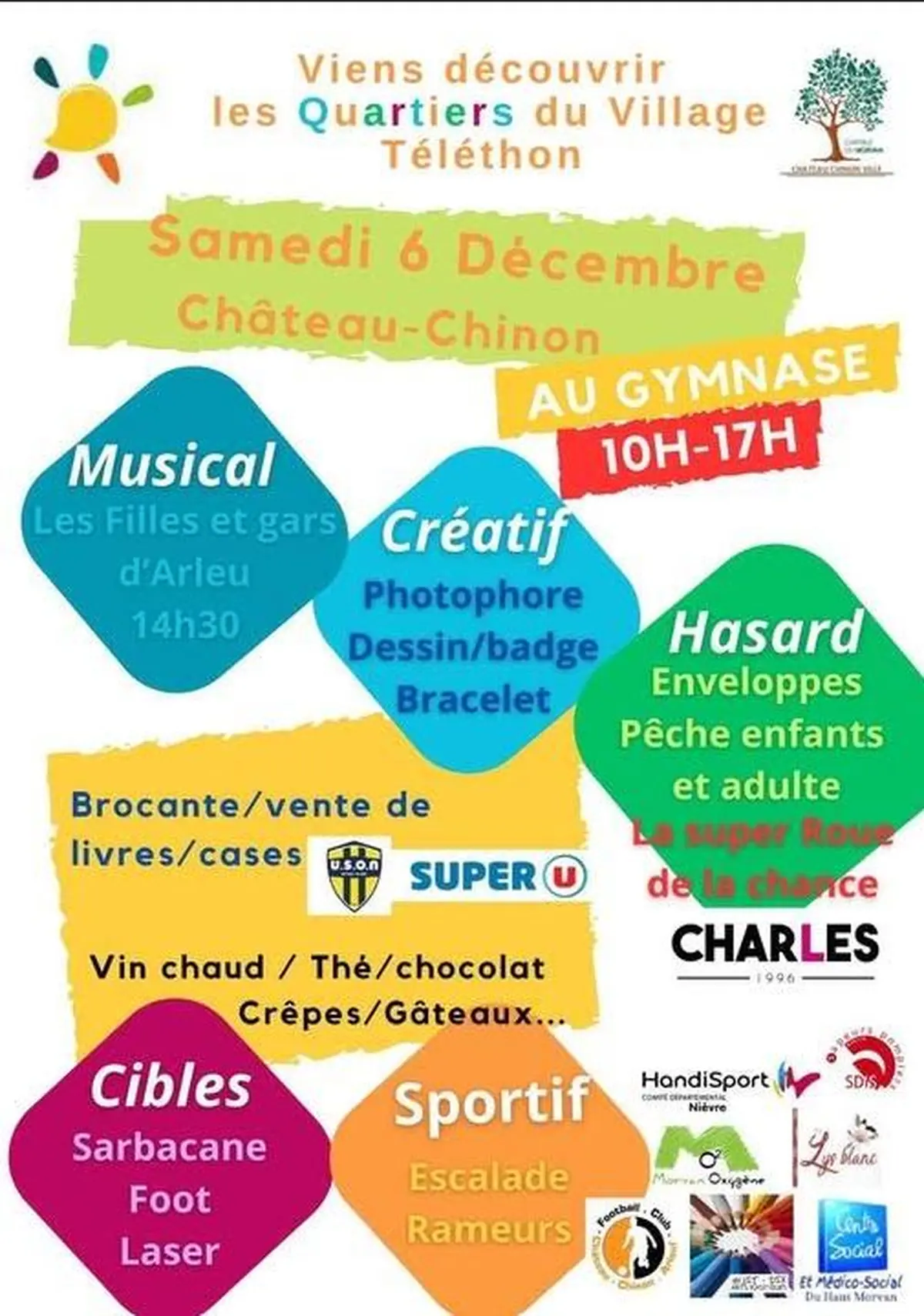 Les Quartiers du village téléthon