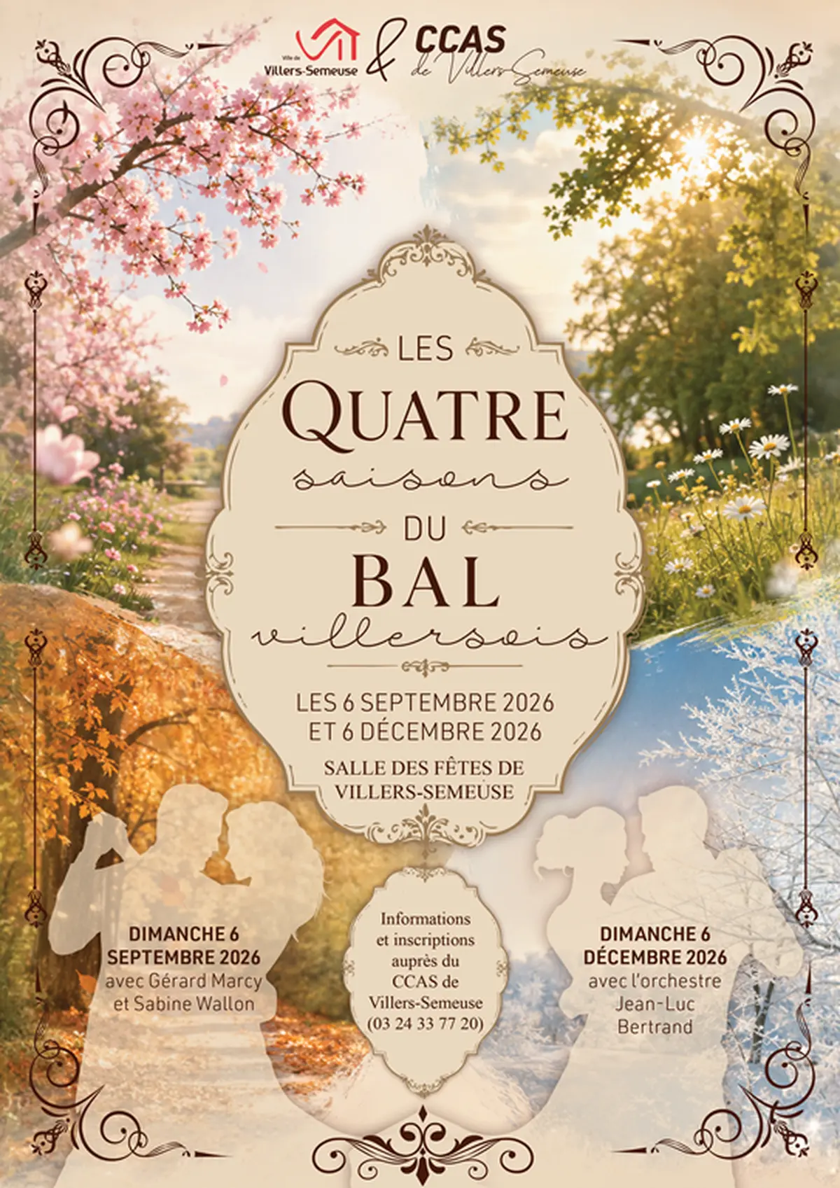 Les quatre saisons du bal Villersois