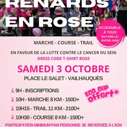 Les renards en rose