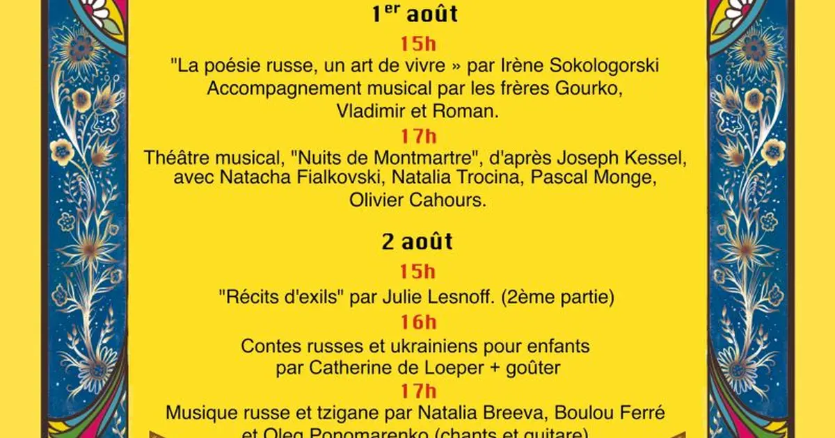 Les Rencontres d'été de la Datcha
