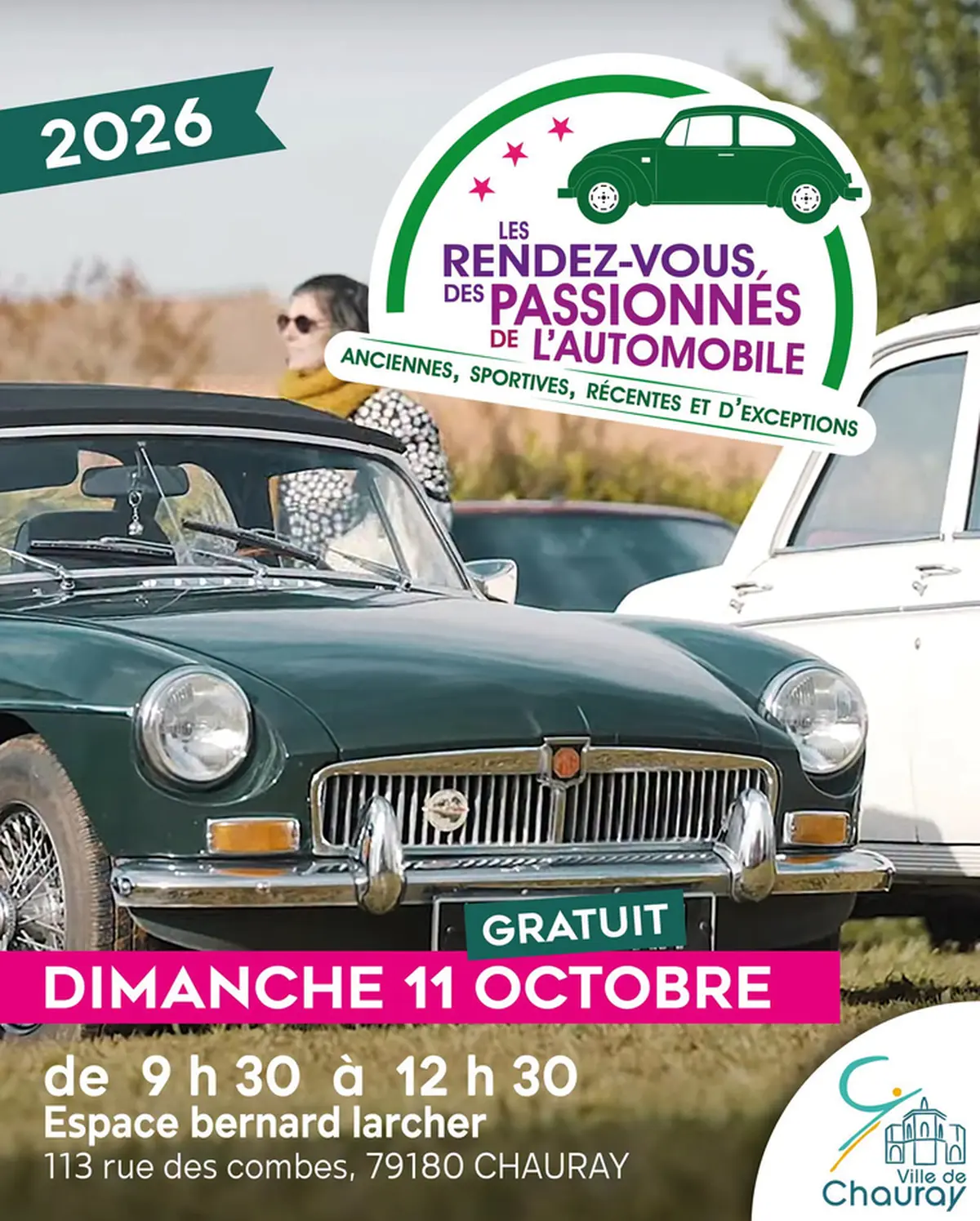 Les rendez-vous des passionnés de l'automobile à Chauray
