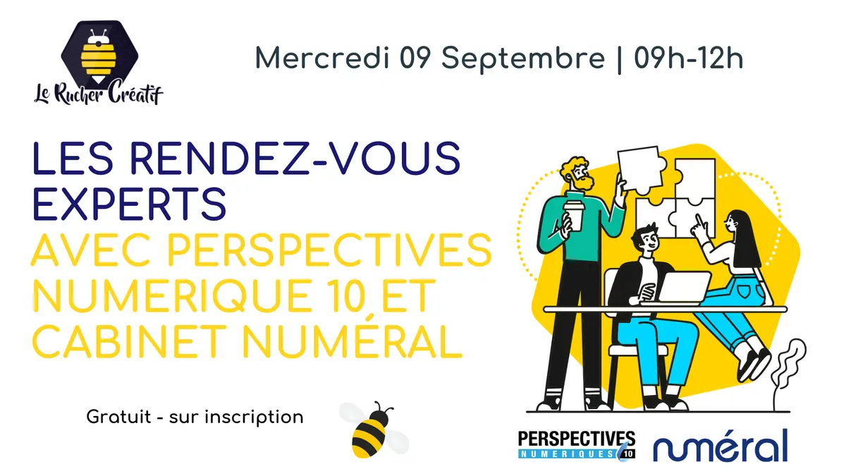Les Rendez-vous Experts avec Perspectives Numérique 10 et cabinet Numéral