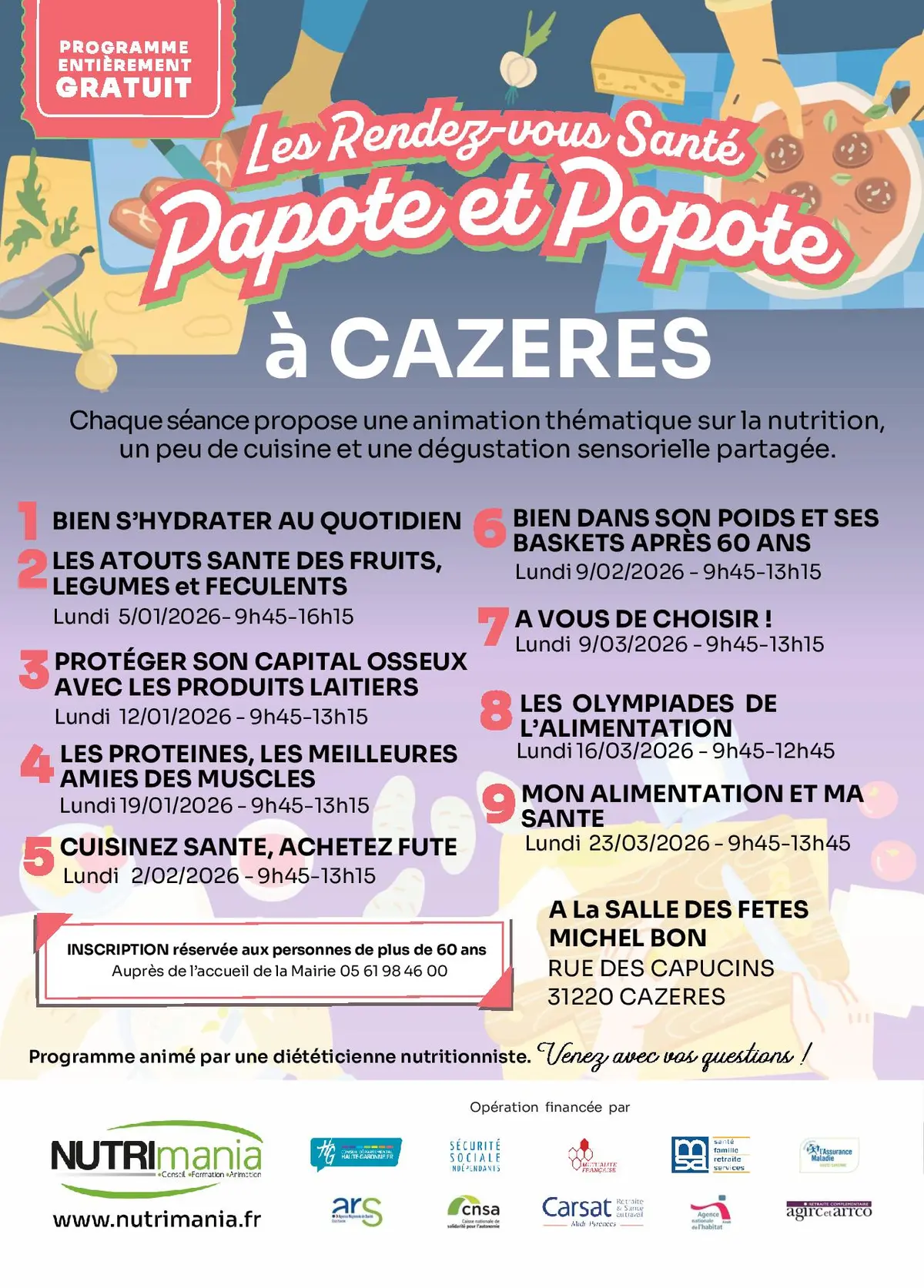Les Rendez-Vous Santé  Papote Et Popote