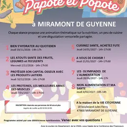 Les Rendez-vous Santé - Papote et Popote - Cuisinez santé, achetez futé