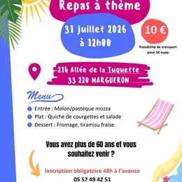 Les repas à thème à la MARPA de Margueron