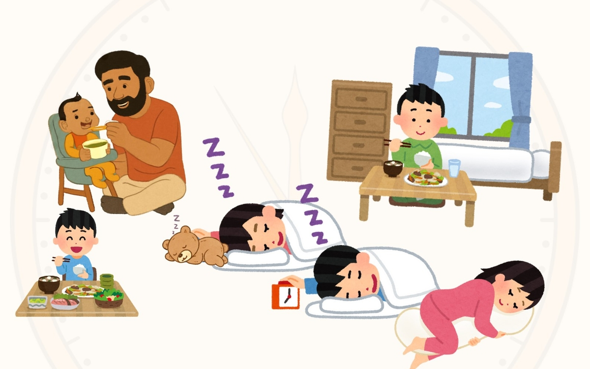 Les rythmes de l'enfant : sommeil et alimentation