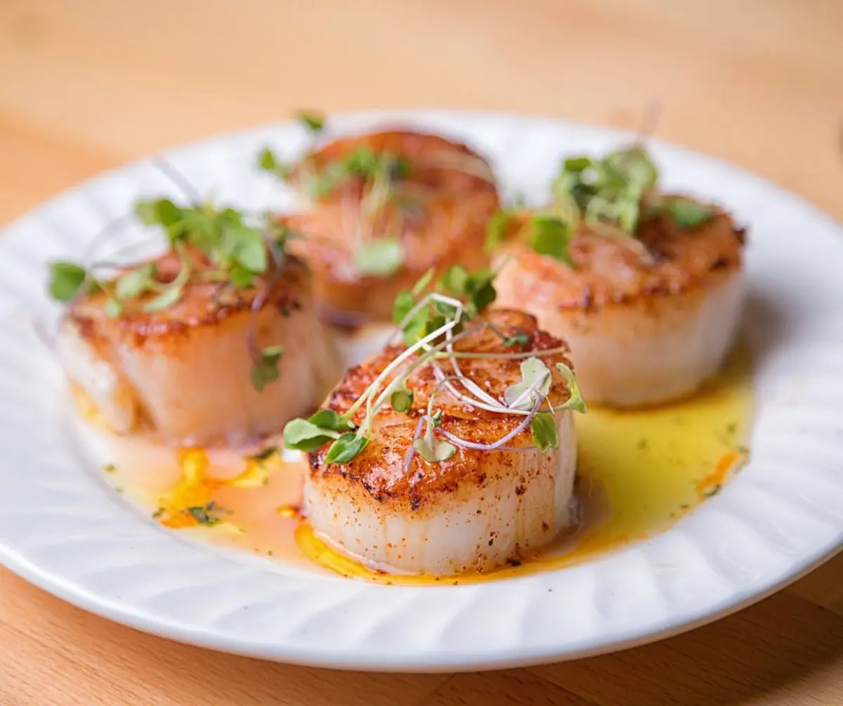 Les Saint-Jacques au Pinot Blanc d'Alsace