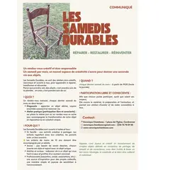 Les Samedis Durables : sensibilisation à l'Upcycling &  Papier Mâché