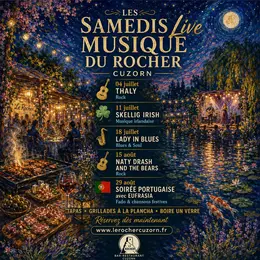 Les samedis live musique du Rocher