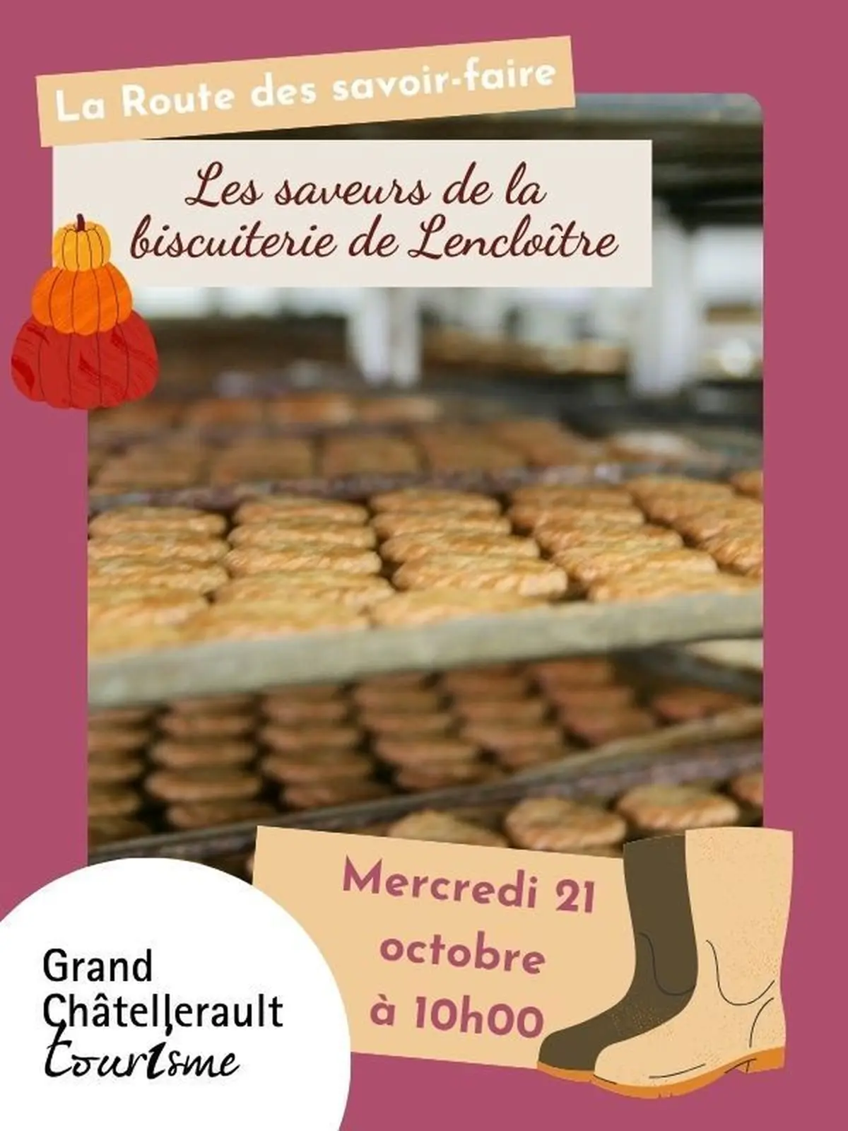 Les saveurs de la biscuiterie de Lencloître
