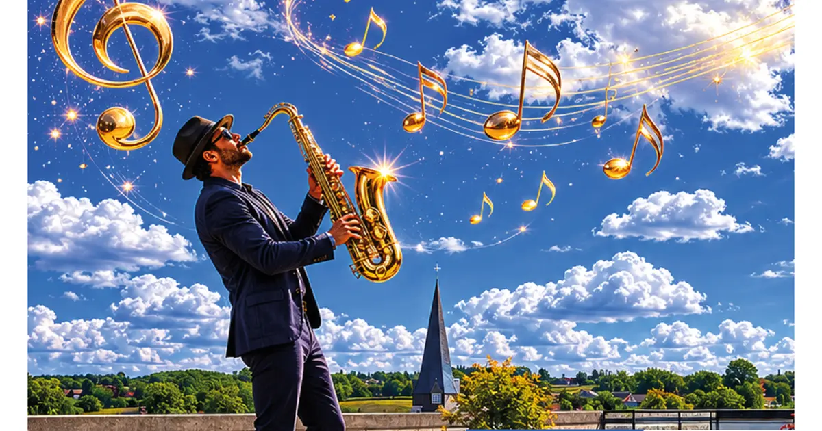 Les Saxos sur le toit