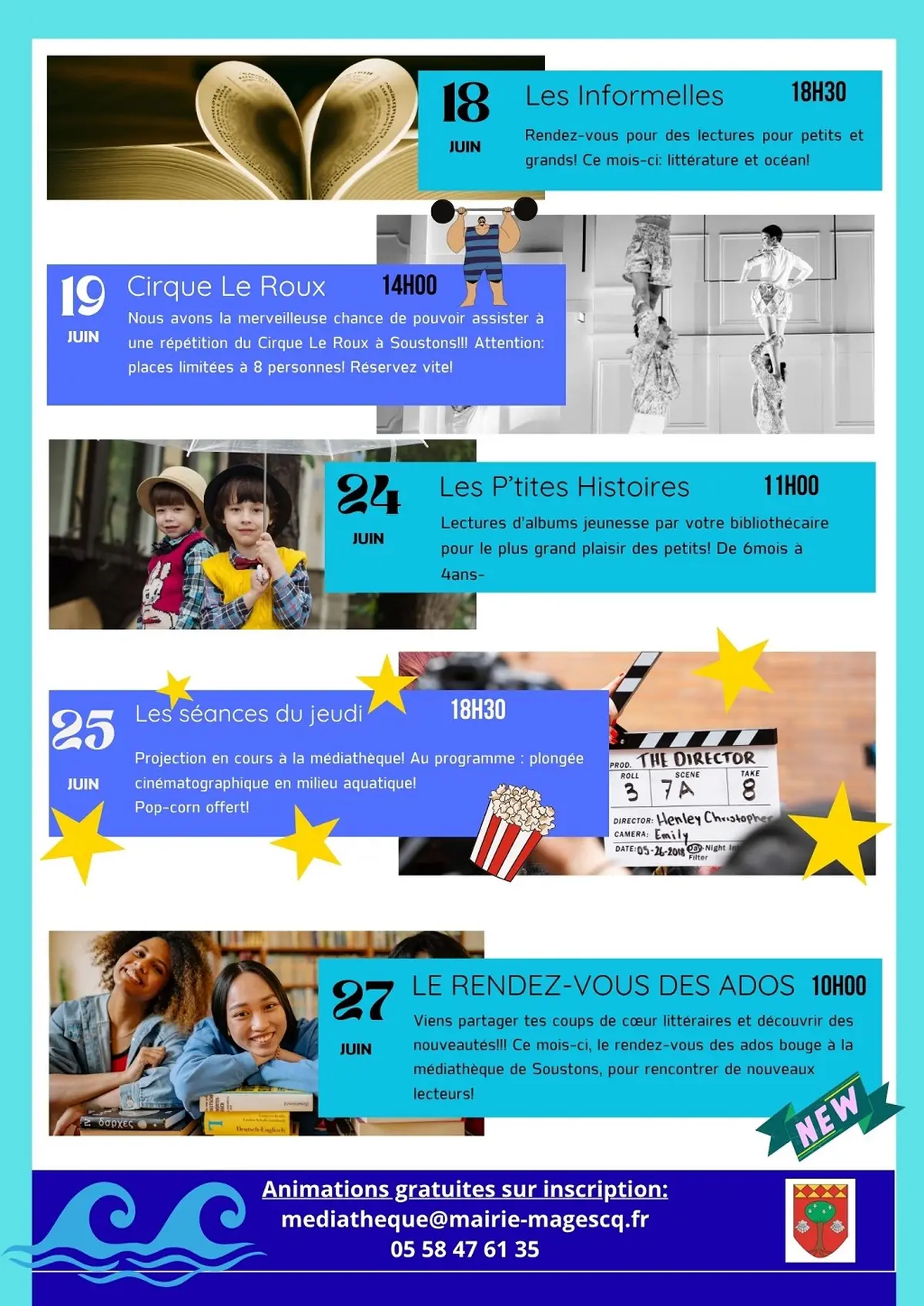 Les séances du Jeudi