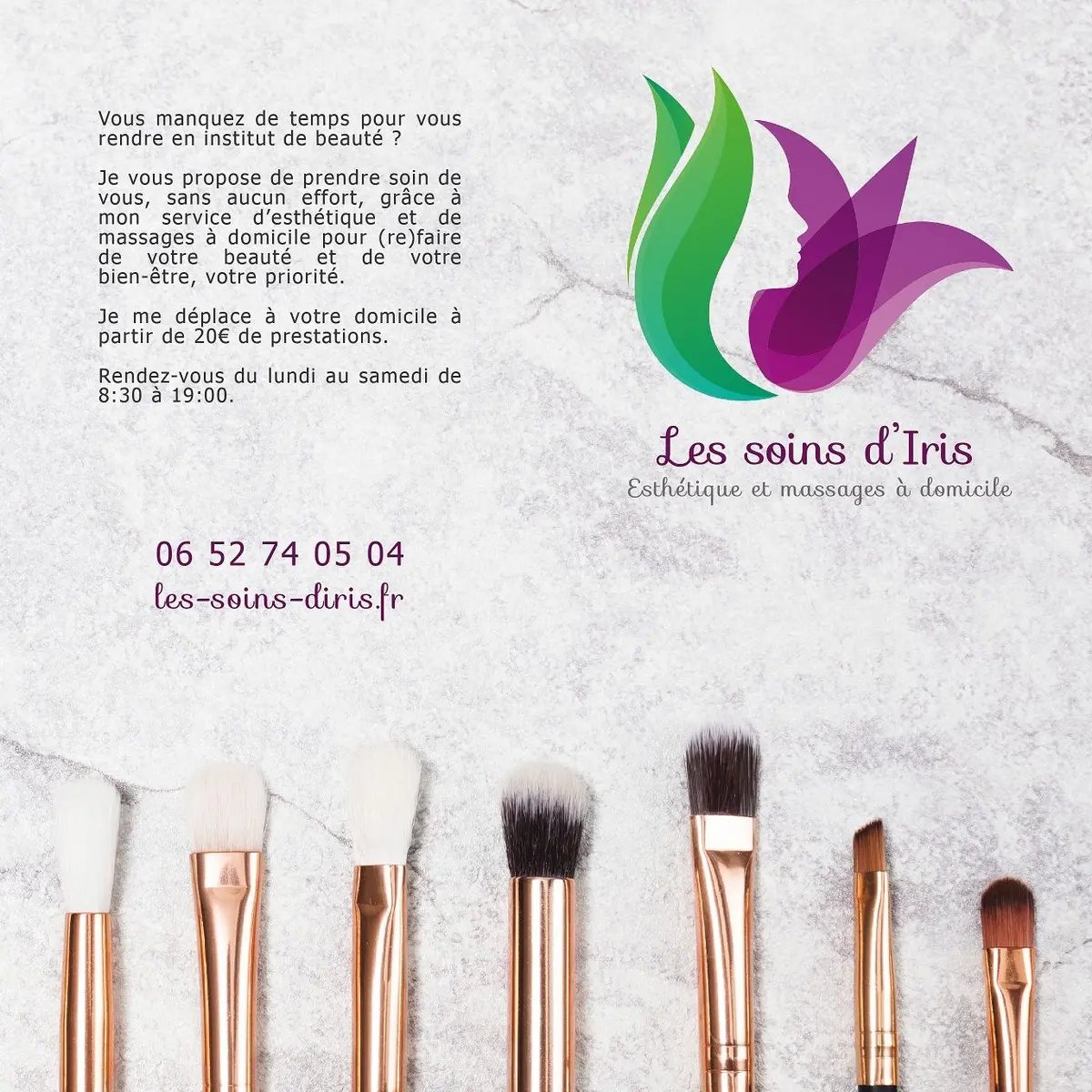 Les Soins d'Iris, esthéticienne à domicile