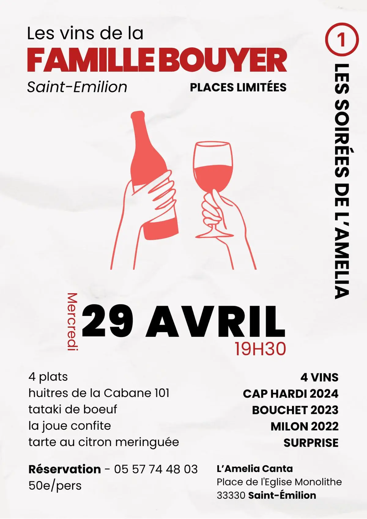 Les soirées de l'Amelia Canta