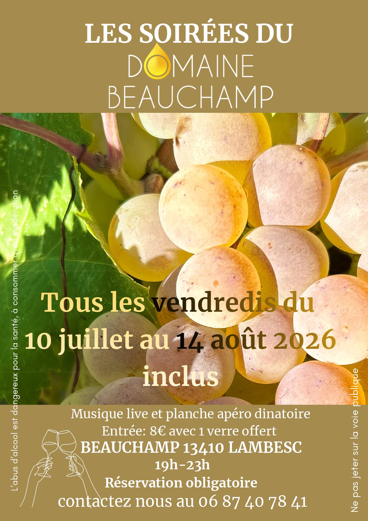 Les soirées du Domaine Beauchamp