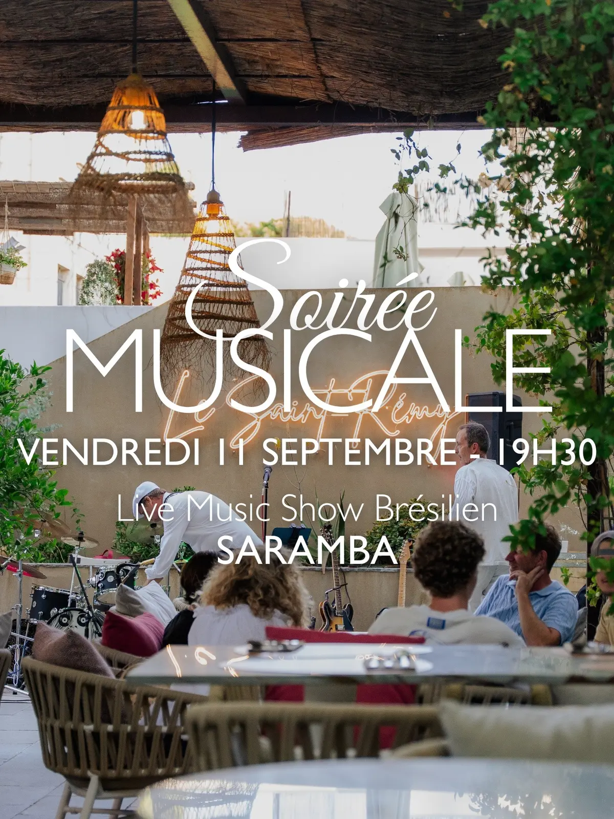 Les soirées musicales à l'Hôtel le Saint-Rémy
