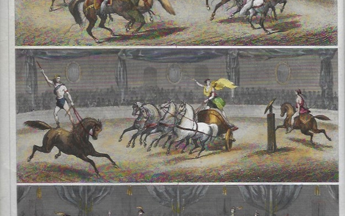Cirque d’Eté des Champs Elysées, c. 1845.