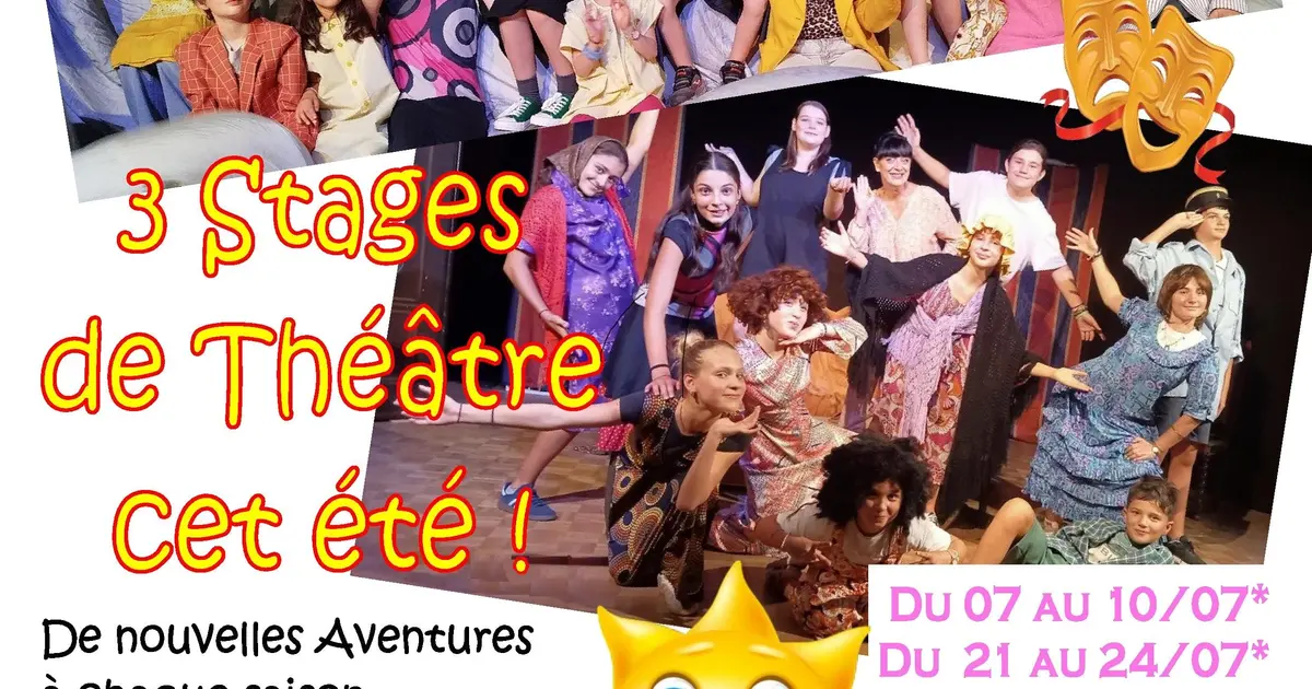 Les Stages de Théâtre d'été de la Troupe de la Dame Blanche à Bon-Encontre !