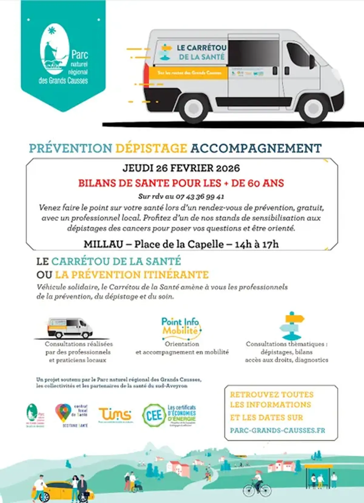 Les tournées du carretou de la santé -  Bilan ICOPE + de 60 ans 