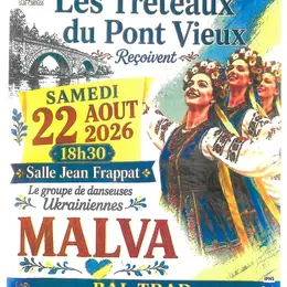 Les tréteaux du Pont Vieux recoivent Malva (Ukraine)