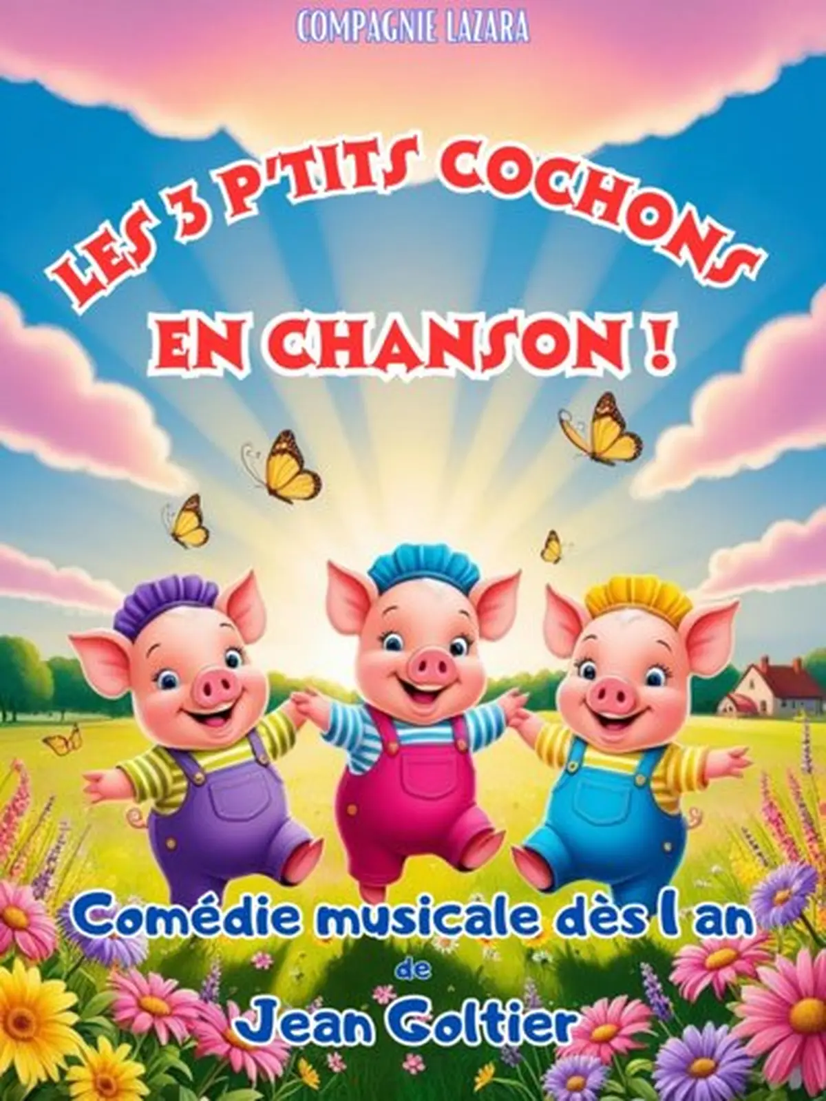 Les Trois P'tits Cochons en chanson !