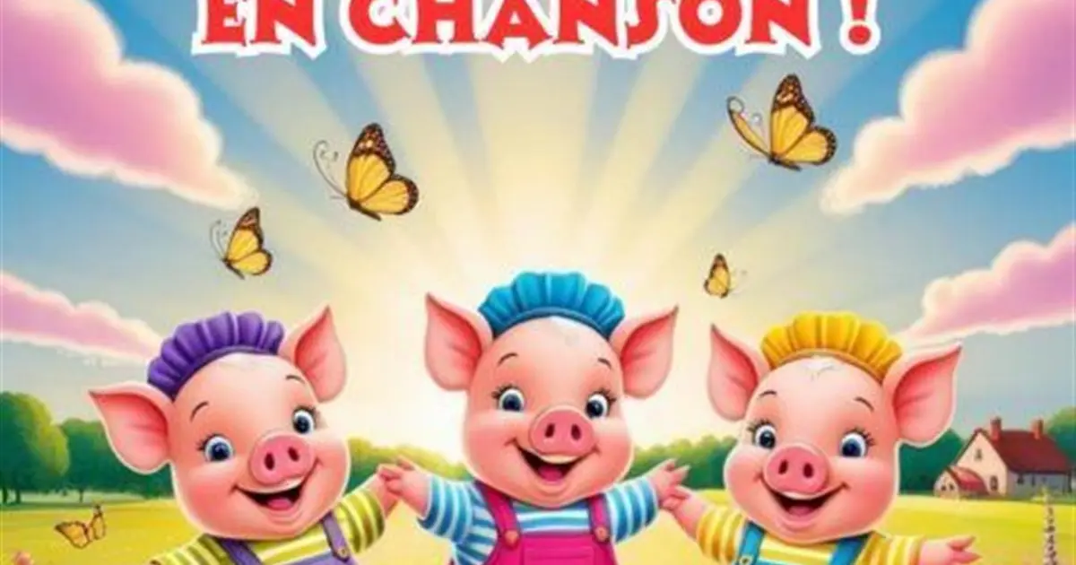 Les Trois P'tits Cochons en chanson !