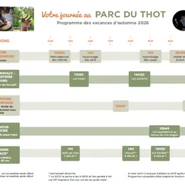 Les vacances d'automne au Parc  du Thot