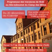 Les vacances de Noël au Site-mémorial du camp des Milles