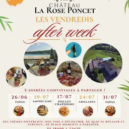 Les vendredis After Week au Château La Rose Poncet