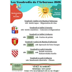 Les vendredis de l'Arbéroue : balade nocturne