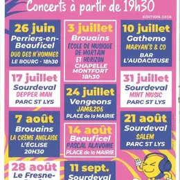 Les Vendredis de l'été > Concert du groupe Deeper Men