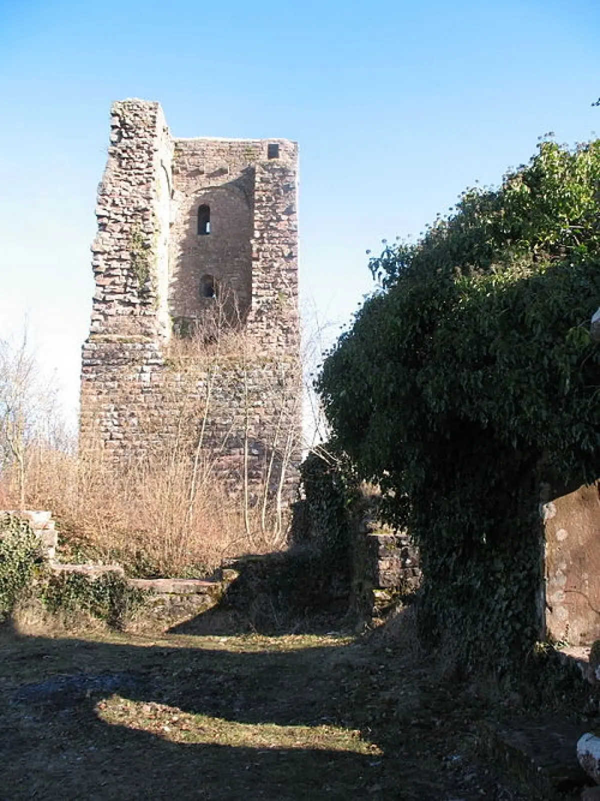 Les vestiges du château du Grand Geroldseck sont abimés mais pas dénués d'intérêt