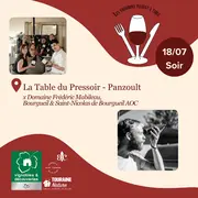 Les Vignerons passent à table à La Table du Pressoir avec le Domaine Frédéric Mabileau
