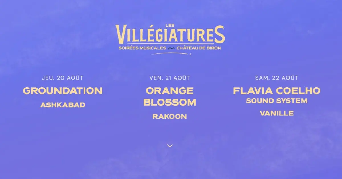 Les Villégiatures au Château de Biron