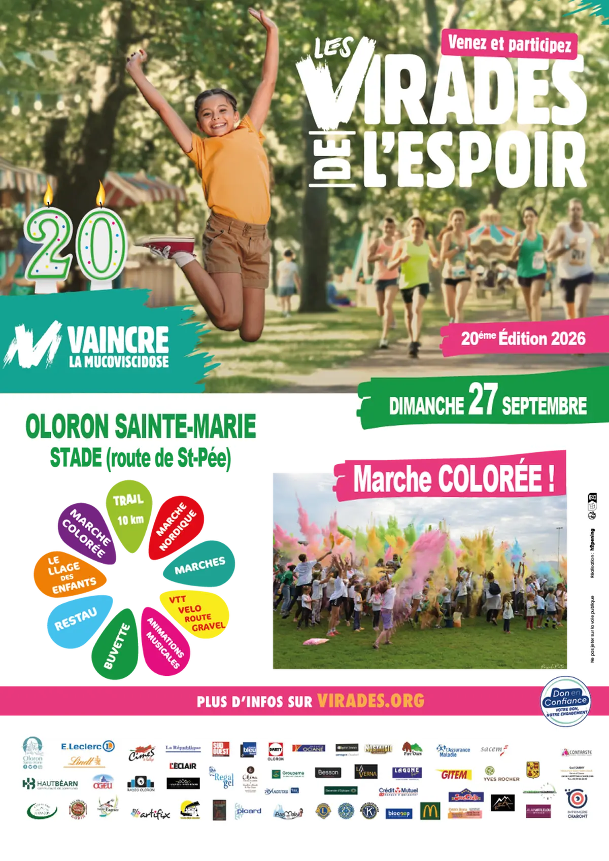Les virades de l'espoir - 20e édition