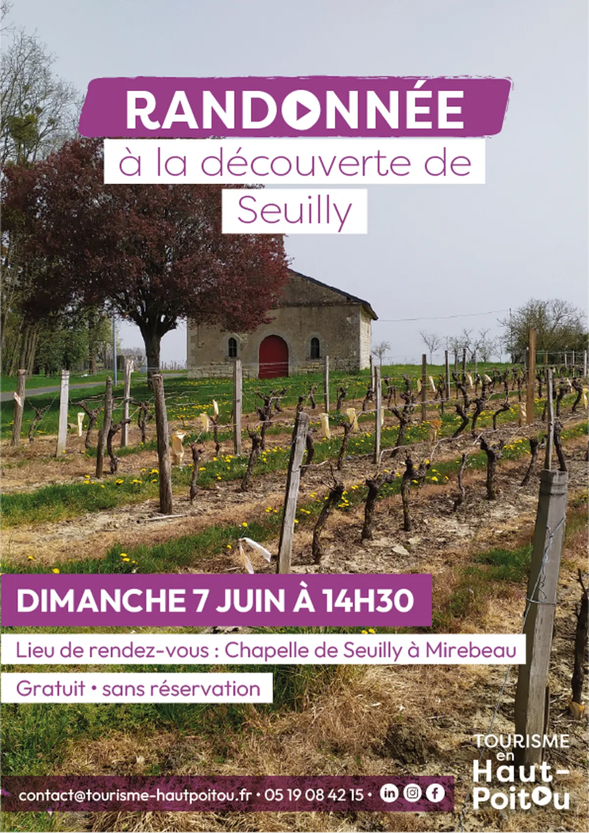 Les visites d'Anthony : randonnée à Seuilly