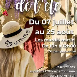 Les visites guidées de l'été 2026