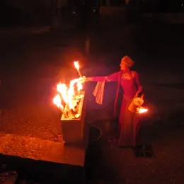 Lescar nocturne aux flambeaux