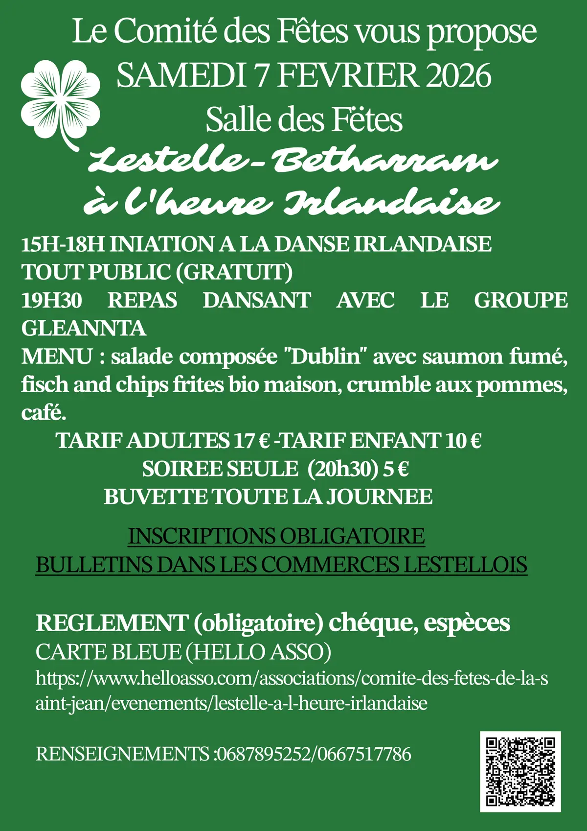 Lestelle-Bétharram à l'heure irlandaise