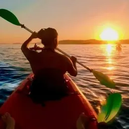 Lever du soleil en canoë + casse-croute landais