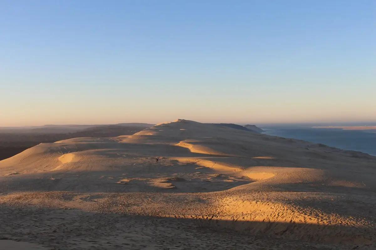Lever du soleil sur la dune du Pilat