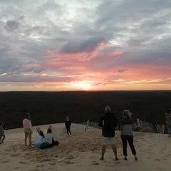Lever du soleil sur la Dune du Pilat