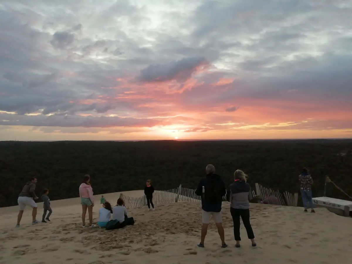 Lever du soleil sur la Dune du Pilat